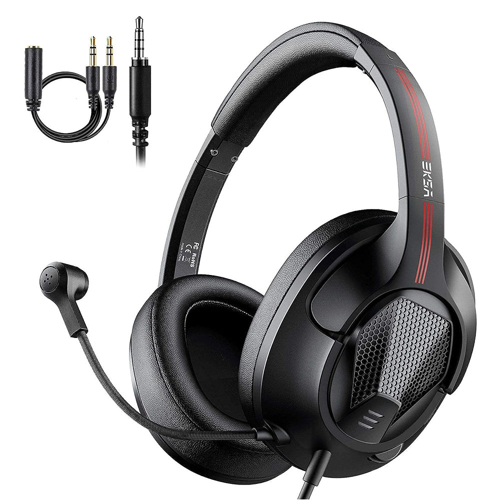 Diadema Gamer EKSA Air Joy micrófono, auriculares con cable para PC, X –  Moreka Shop