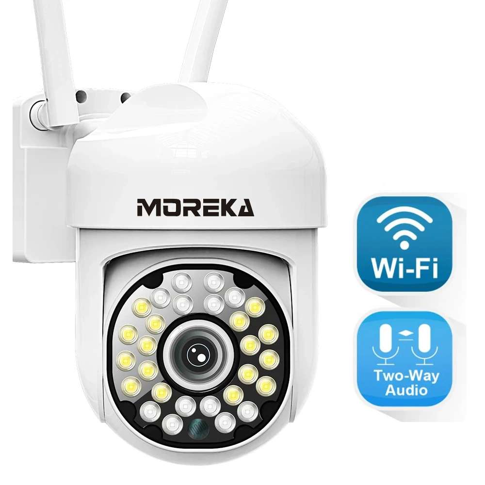Cámara IP 360° Wifi 2mp Visión Nocturna 1080p Contra Agua IP66 Jk-002 –  Moreka Shop