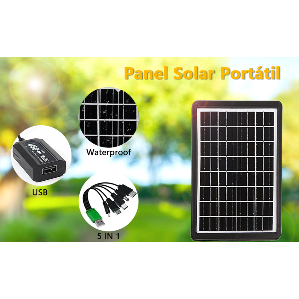 Panel Solar Moreka MOR-100S Carga Rapida Emeregencia Para Exteriores