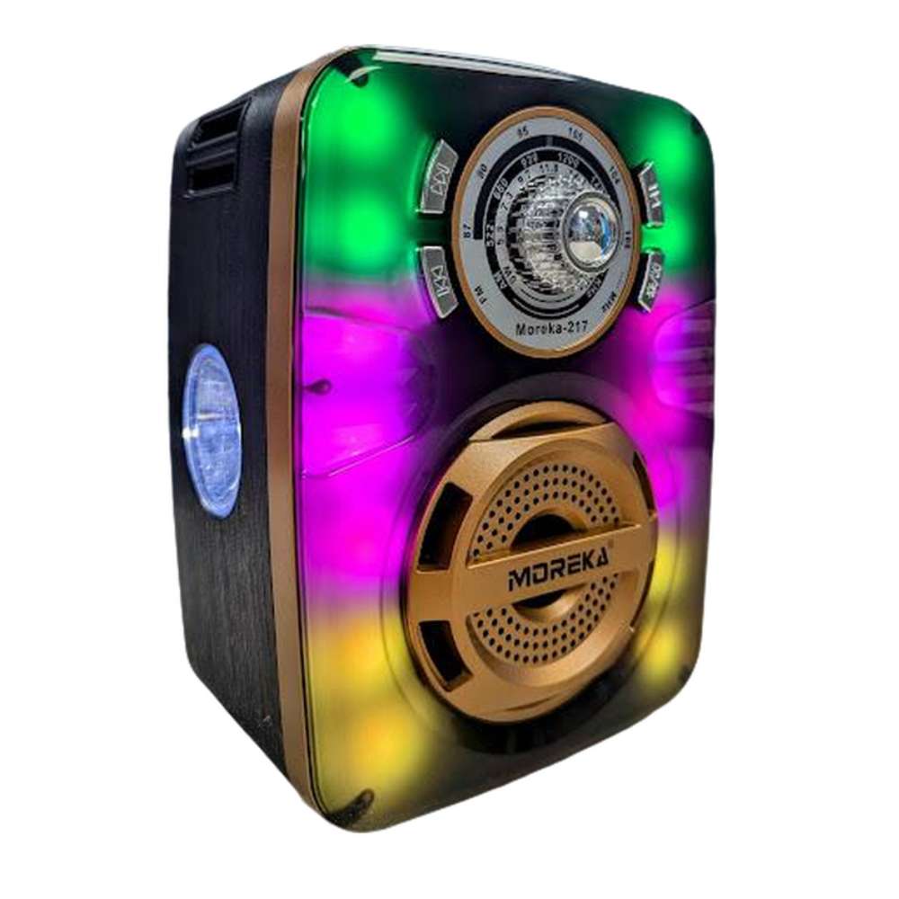 Radio Am Fm Sw Con Bluetooth Usb MicroSD Aux Recargable Moreka 217