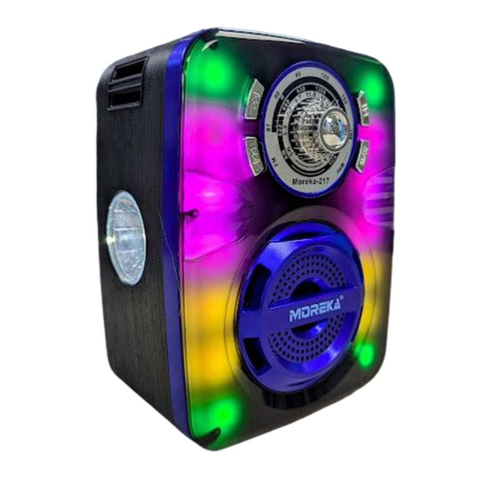 Radio Am Fm Sw Con Bluetooth Usb MicroSD Aux Recargable Moreka 217