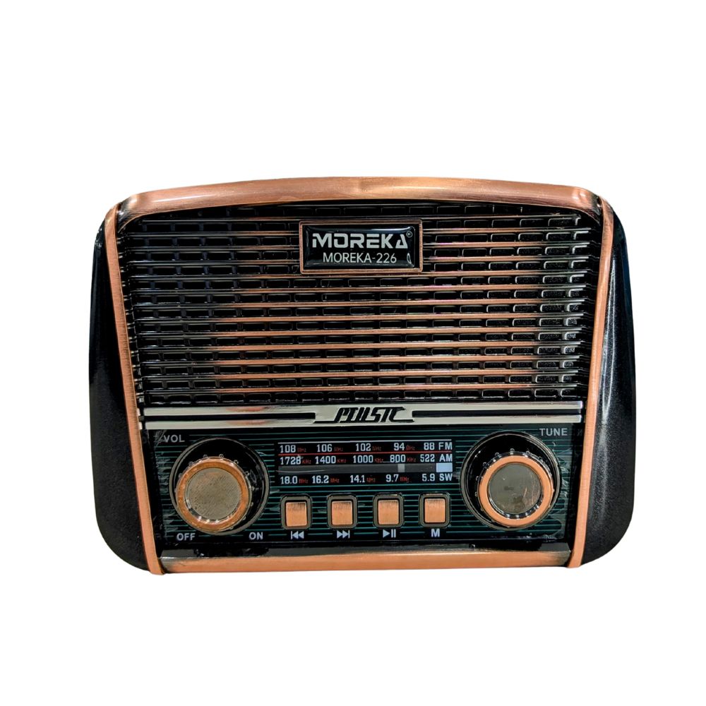 Radio AM/FM/SW Solar Bluetooth, TF Card, Radio FM, USB  Moreka 226