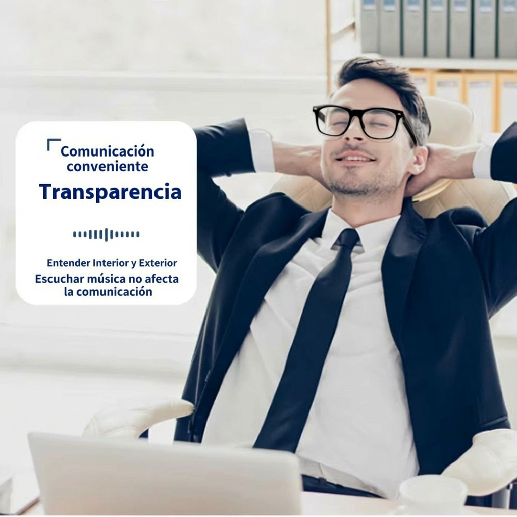 Lentes inteligentes traducción automática, asistente de Voz SIRI y Google, manos libres GS-08