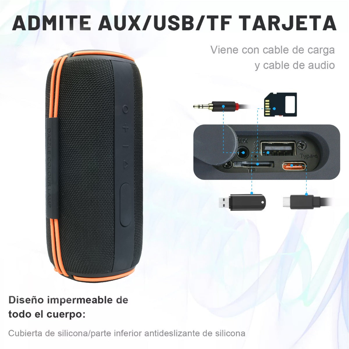 Moreka 368 20W IPX6 Bluetooth Speaker, FM Radio, USB, Micro SD