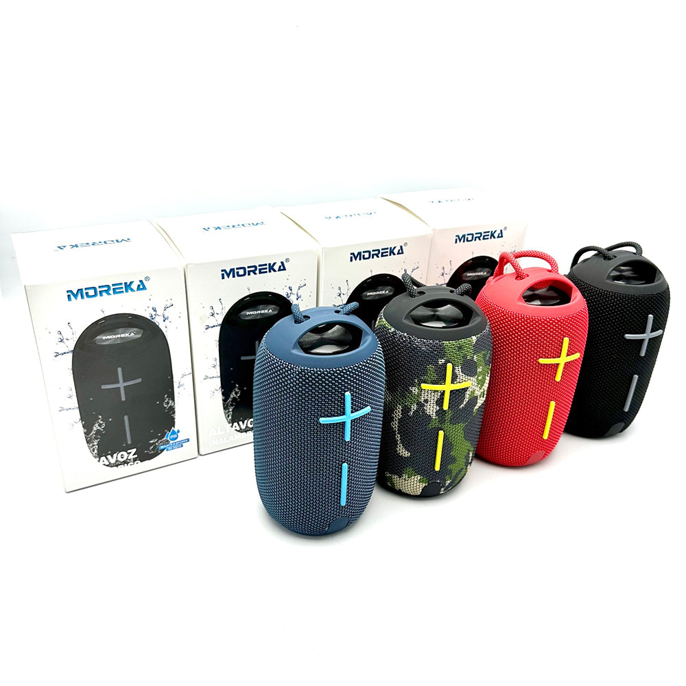Bocina Bluetooth Moreka 371 TF Card Radio FM Resistente al agua