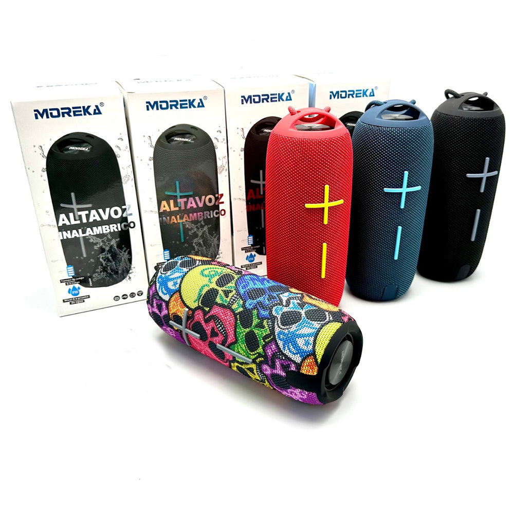 Bocina Bluetooth Moreka 372 TF Card Radio FM Resistente al agua