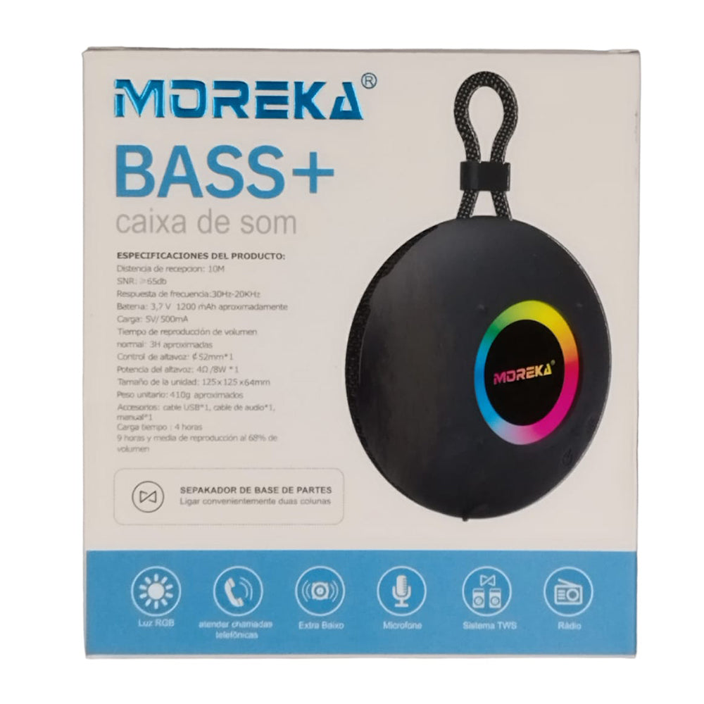 Moreka 374 Bluetooth Speaker IPX6 Waterproof, FM Radio, USB, Micro SD