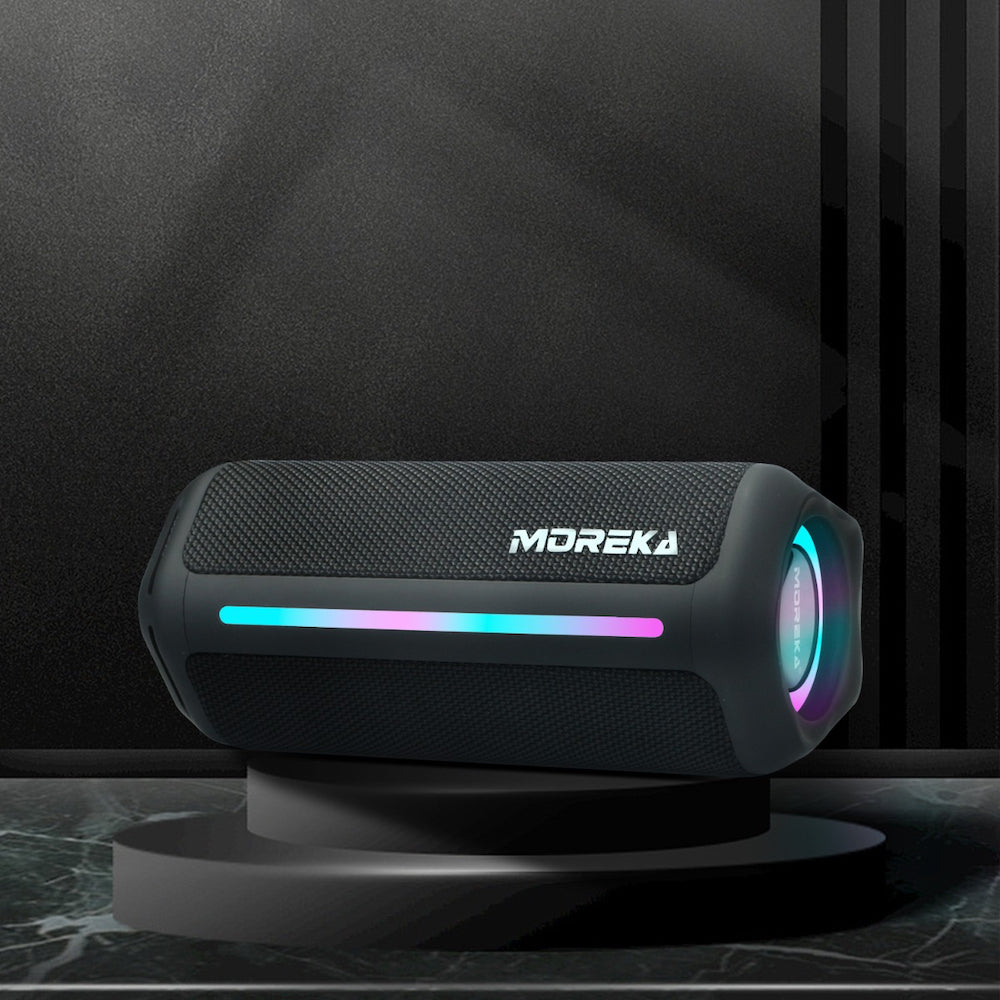 Bocina Bluetooth Moreka 375 Resistente al agua IPX6, Radio FM, USB, Micro SD