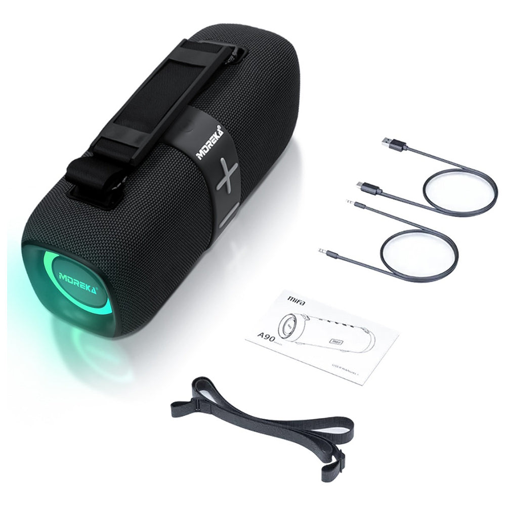 Bocina Bluetooth Moreka 376 Radio FM Resistente al agua 35W