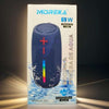 Bocina Bluetooth Moreka 383 RGB Radio FM Resistente al agua IPX6 8W