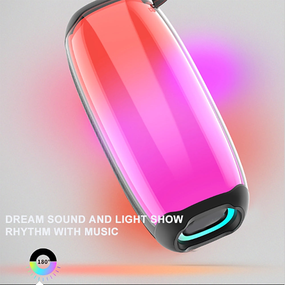 Bocina Bluetooth Moreka 384 RGB Radio FM Resistente al agua IPX6 16W