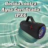 Bocina  Moreka 397 16W, Bluetooth, TF Card, Radio FM, USB Contra Agua IPX6