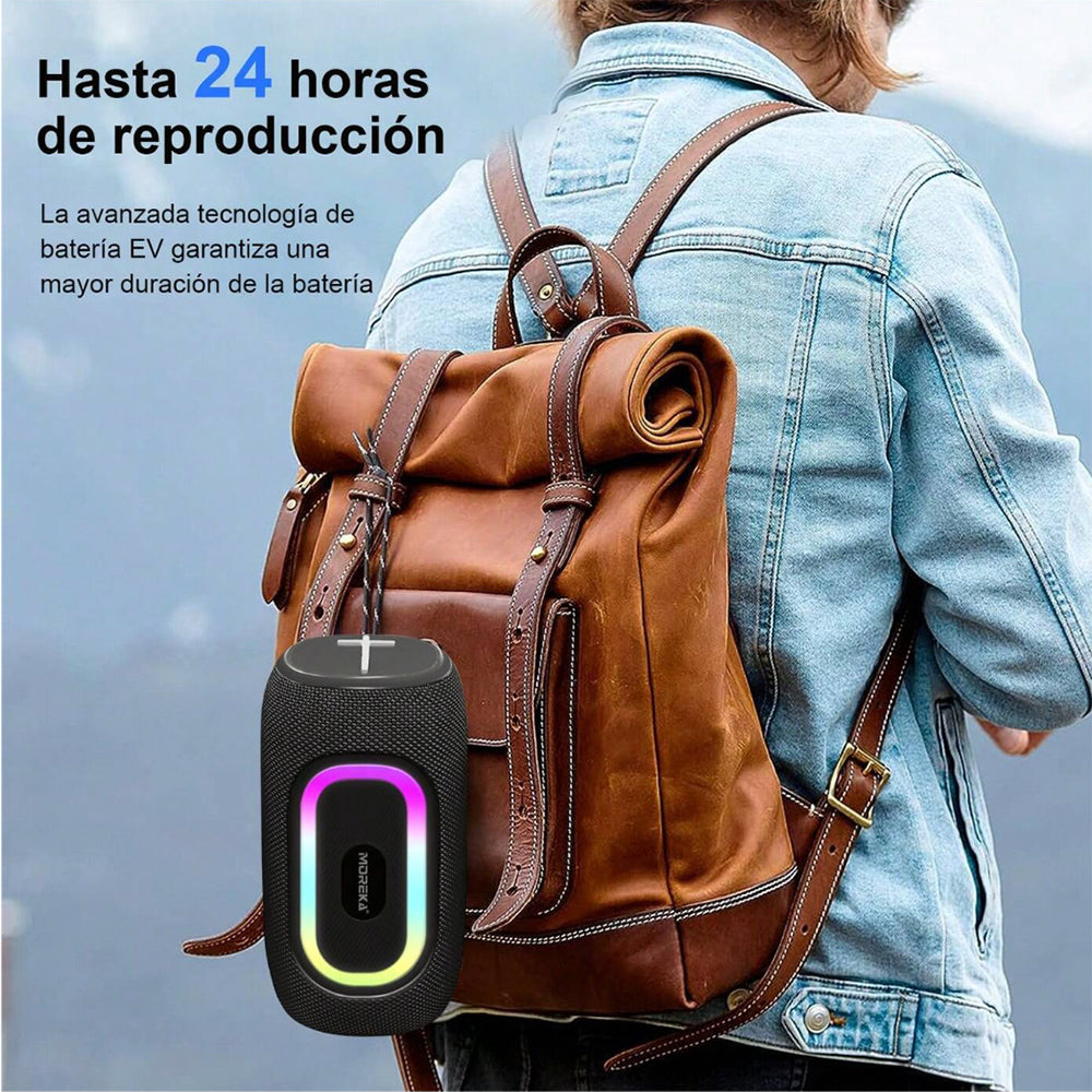 Bocina Moreka 398 16W, Bluetooth, TF Card, Radio FM, USB