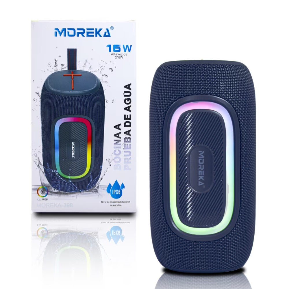 Bocina Moreka 398 16W, Bluetooth, TF Card, Radio FM, USB