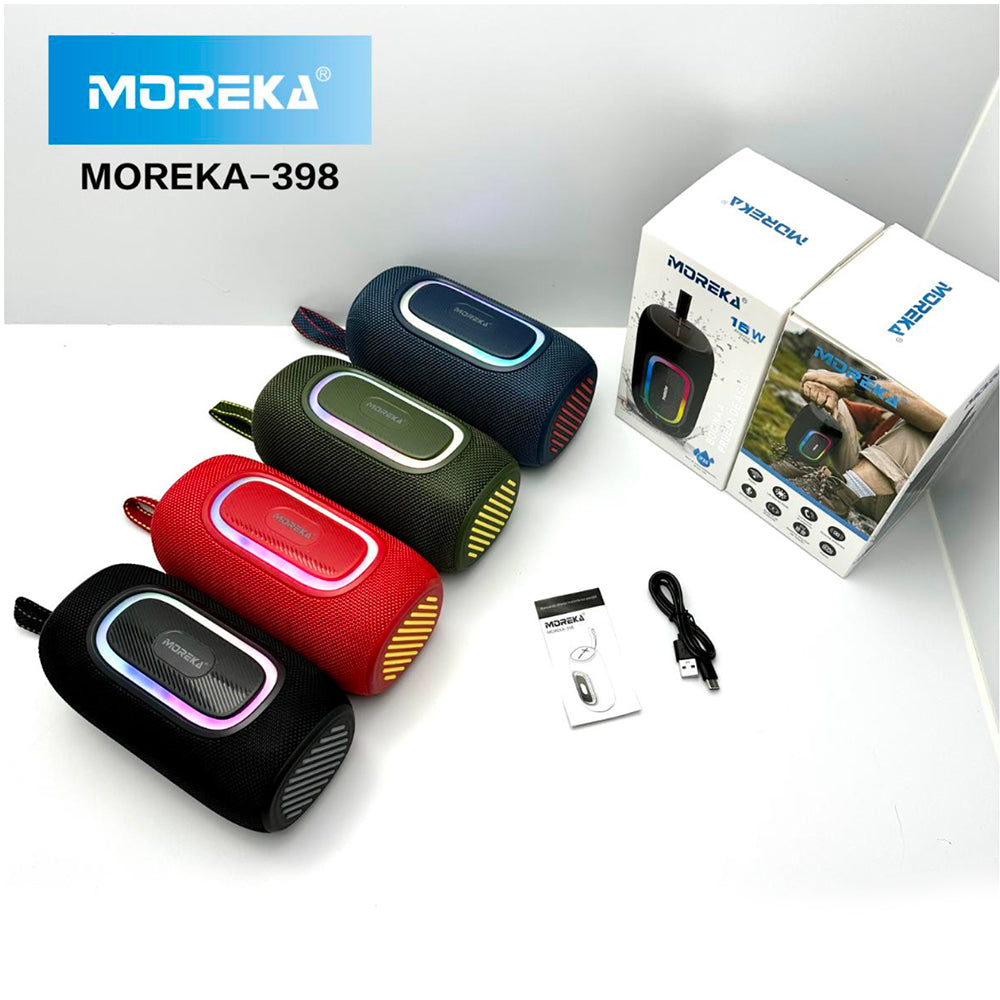 Bocina Moreka 398 16W, Bluetooth, TF Card, Radio FM, USB