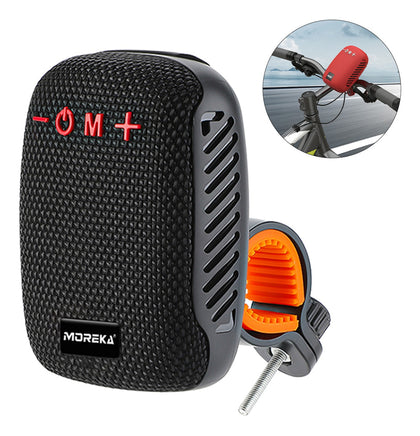 Bocina Moto Bluetooth Moreka 405 TF Card Radio FM Resistente al agua 8w