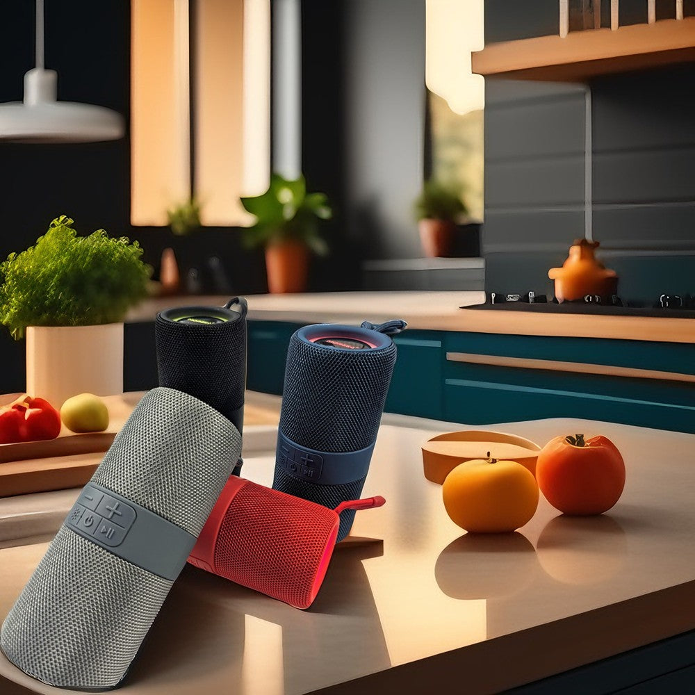 Bocina Moreka 406 RGB, Bluetooth, TF Card, Radio FM, USB