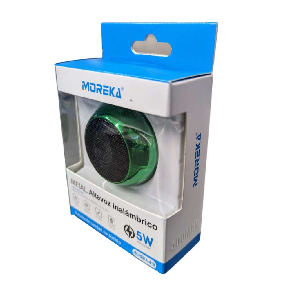 Mini Bocina Moreka 410, Bluetooth, Metal 500 mAh