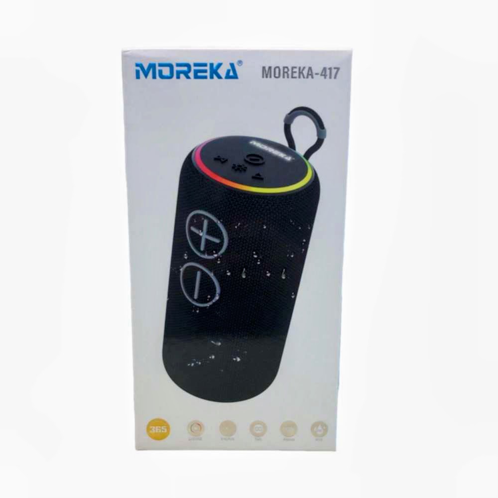 Bocina Moreka 417 16W 2000mAh Bluetooth, TF Card, Radio FM, USB Contra Agua IPX6