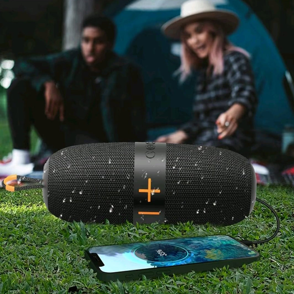 Bocina Bluetooth Moreka 421 10W 2400mAh TF Card Radio FM Resistente al agua IPX6