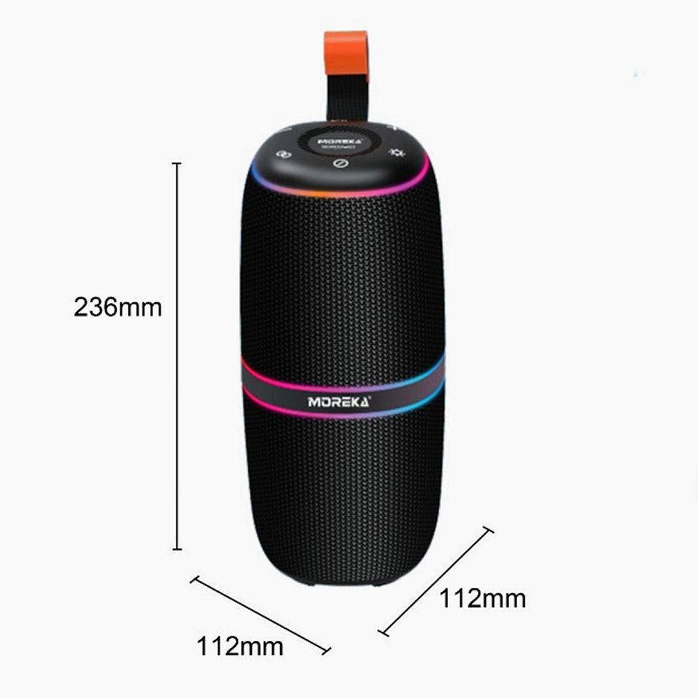 Bocina Moreka 423 30W 3600mAh 5-7 hrs de bateria Bluetooth, Contra Agua IPX6