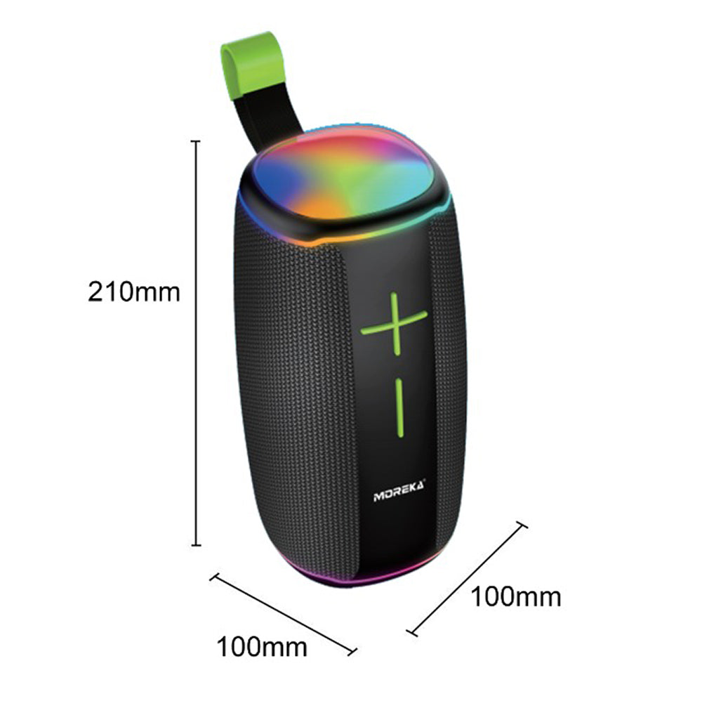 Bocina Moreka 424 20W 3600mAh 5-7 hrs de bateria Bluetooth, Contra Agua IPX6