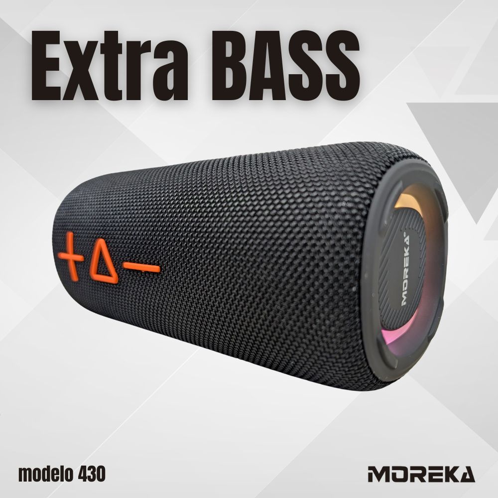 Bocina Moreka 430 20W 2400mAh 4-5 hrs de bateria Bluetooth IPX6