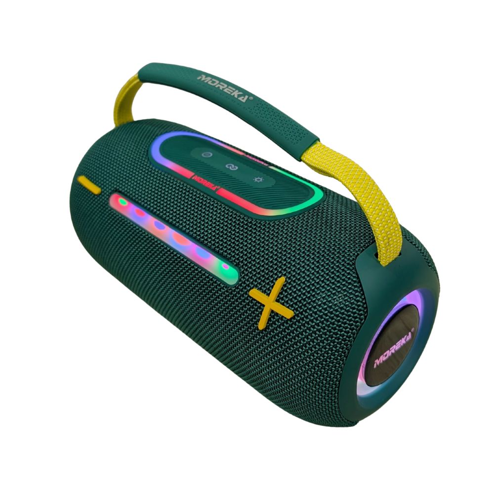 Bocina Moreka 432 25W 3600mAh 4-5 hrs de bateria Bluetooth RGB IPX6