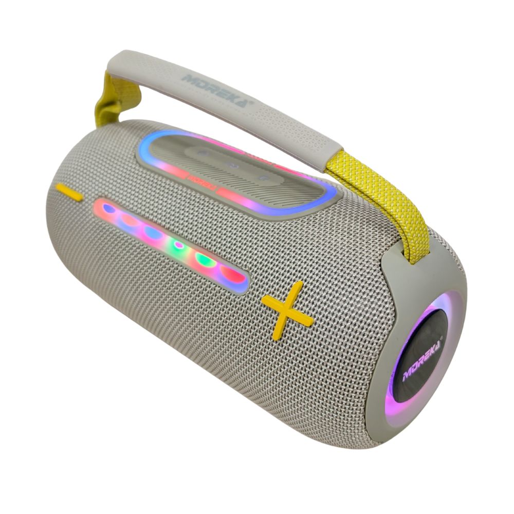 Bocina Moreka 432 25W 3600mAh 4-5 hrs de bateria Bluetooth RGB IPX6