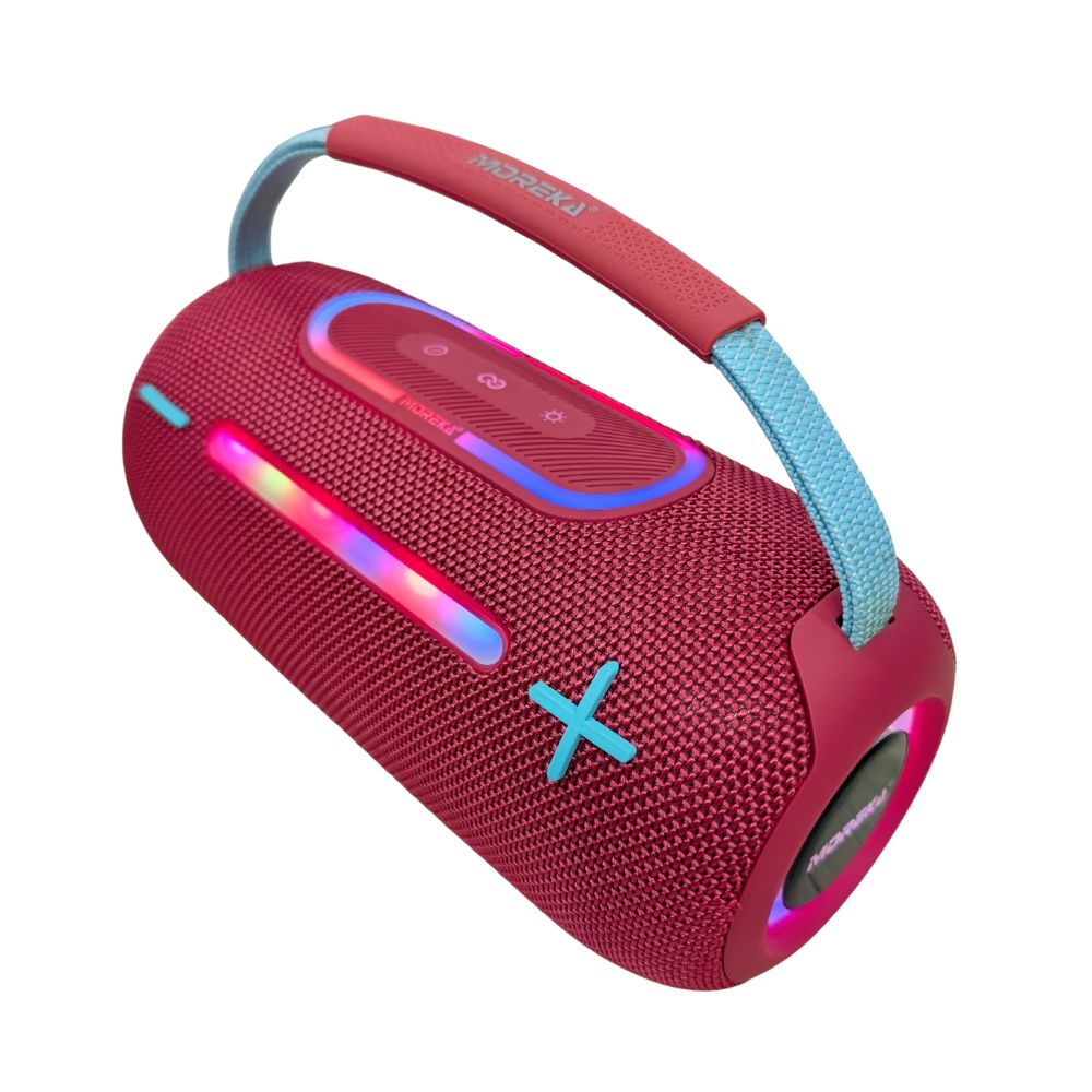 Bocina Moreka 432 25W 3600mAh 4-5 hrs de bateria Bluetooth RGB IPX6