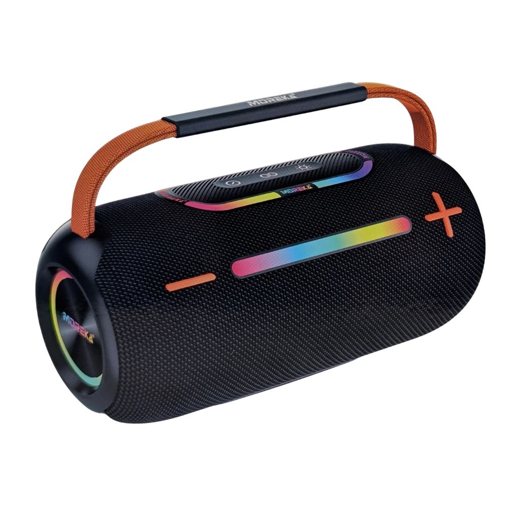 Bocina Moreka 432 25W 3600mAh 4-5 hrs de bateria Bluetooth RGB IPX6