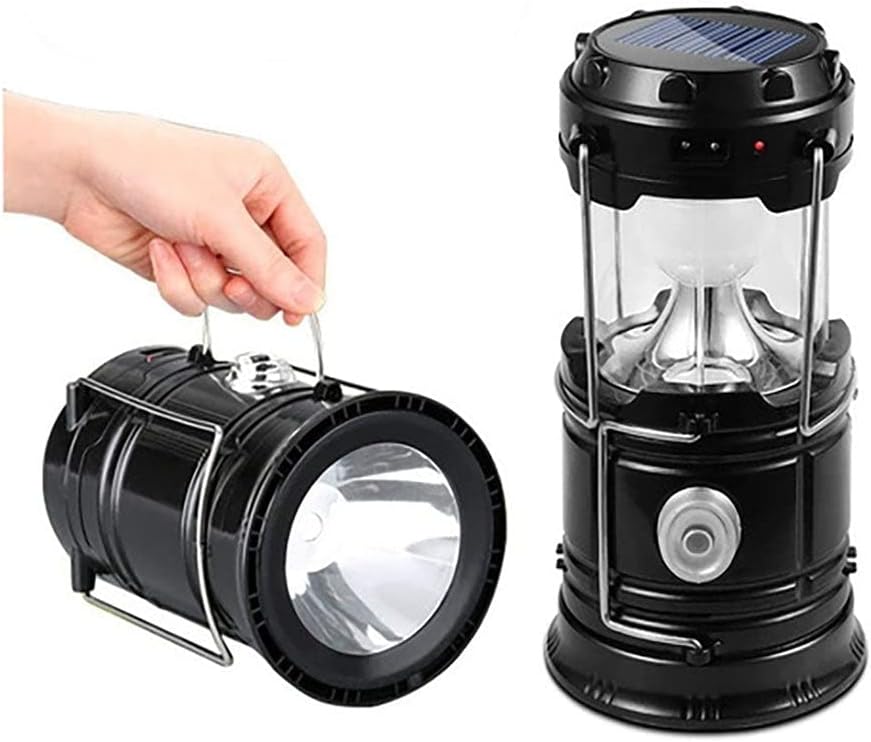 Lámpara Solar Para Camping Moreka LJ5800 Usb, Power Bank Básic