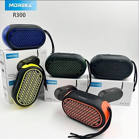 Bocina Moreka R300, Bluetooth, TF Card, Radio FM, USB, Waterproof