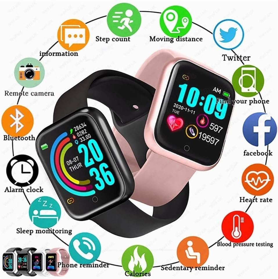 Smart Watch Y68 Smartband Reloj Inteligente Ritmo Cardiaco