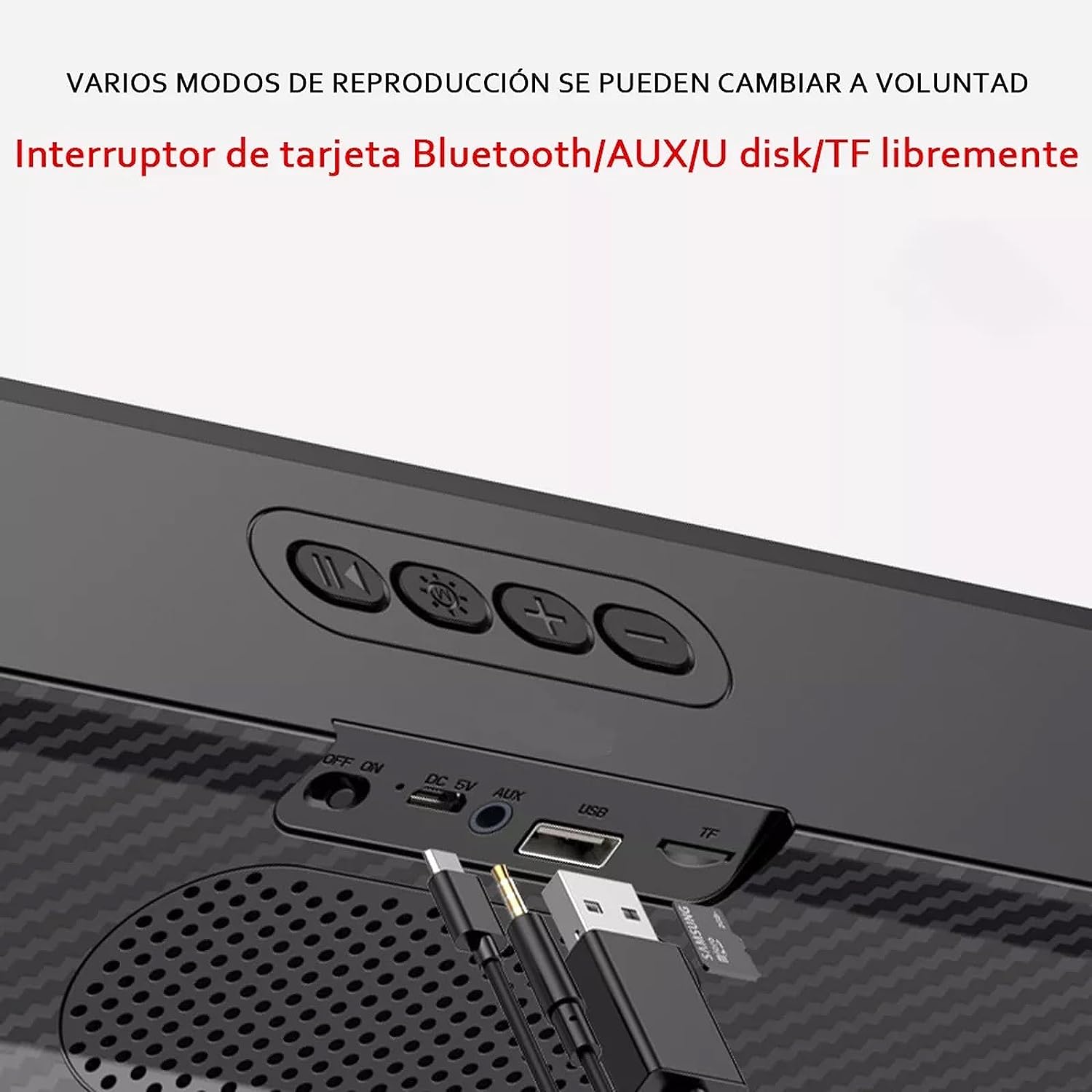Bocina  Moreka  M390, Bluetooth, TF Card, Radio FM, USB