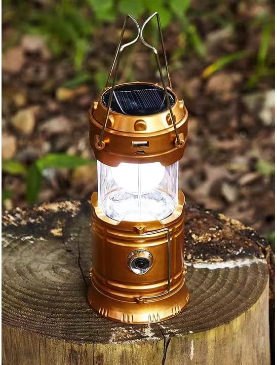 Lámpara Solar Para Camping Moreka LJ5800 Usb, Power Bank Básic