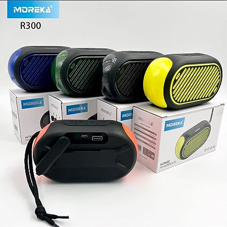 Bocina Moreka R300, Bluetooth, TF Card, Radio FM, USB, Waterproof
