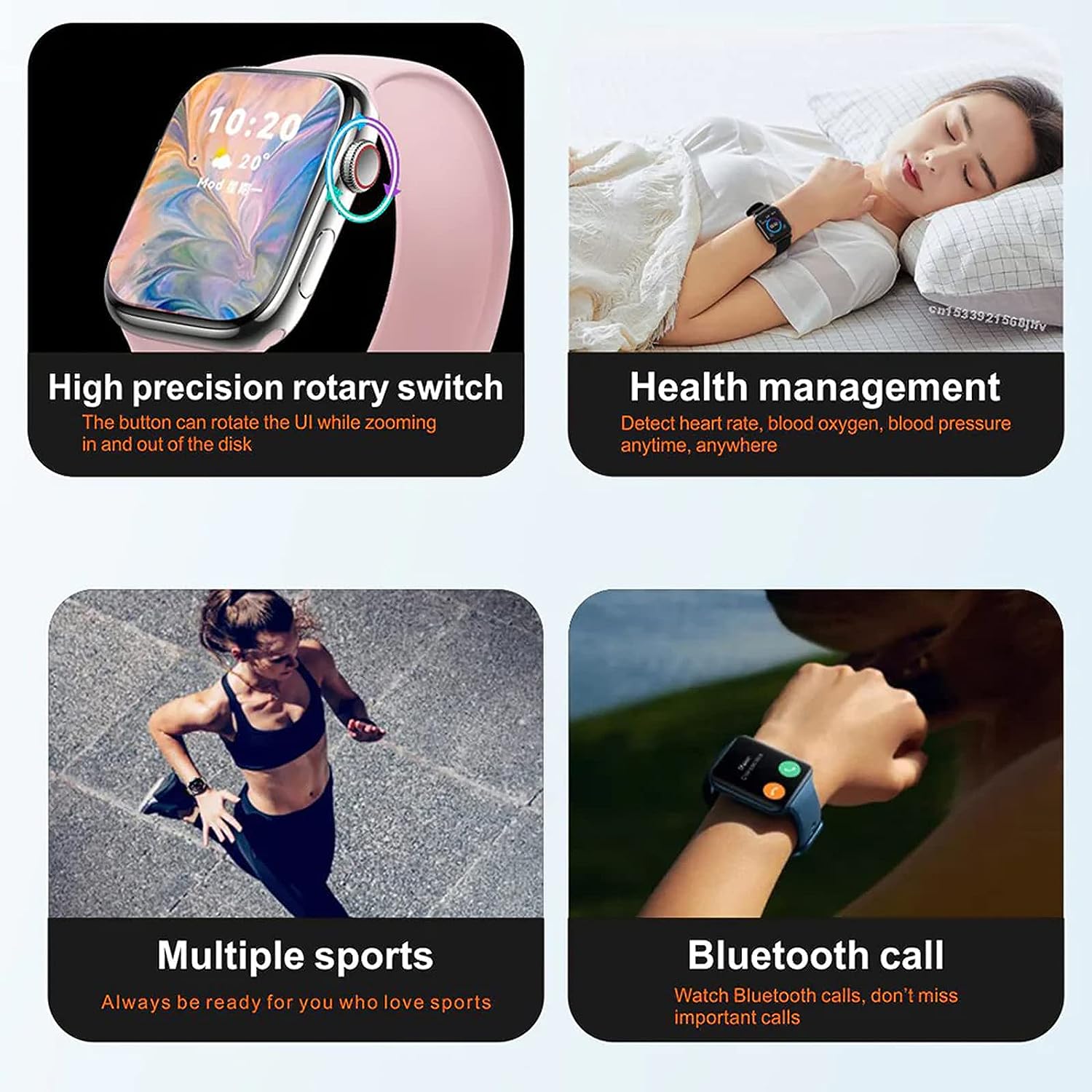 SmartWaatch Z51 Serie 7 BigScreen 1,99 impermeable