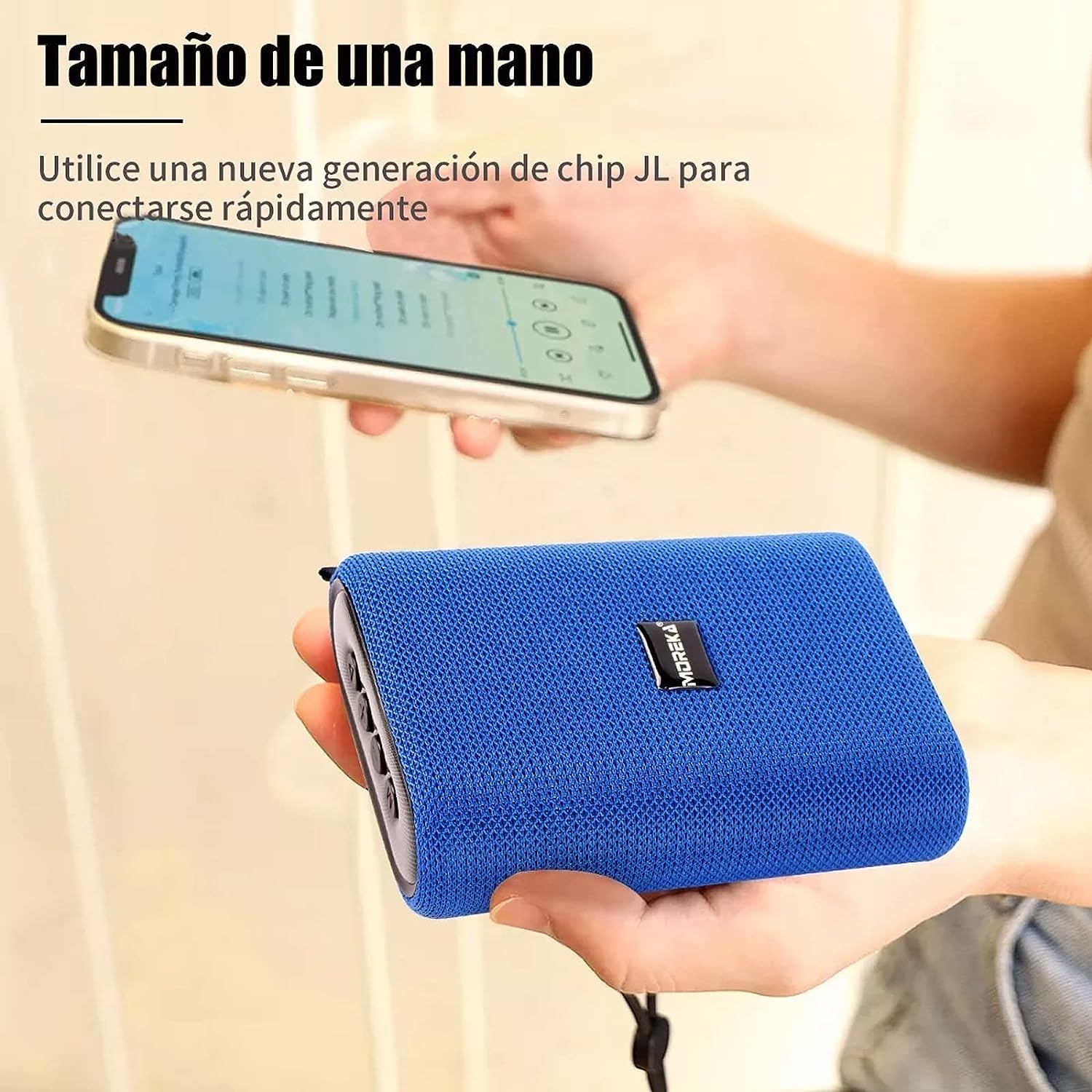 Bocina Moreka T35, Bluetooth, TF Card, Radio FM, USB.