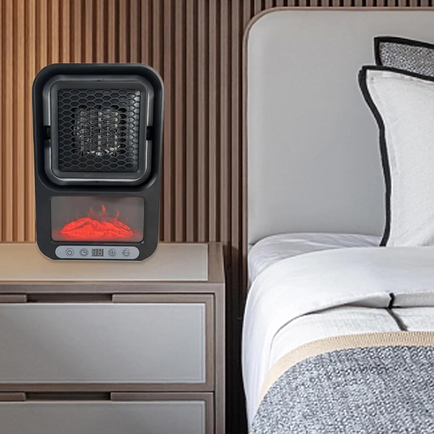 Calentador eléctrico portátil de cerámica 800w silenciosa Moreka NFJ-705W