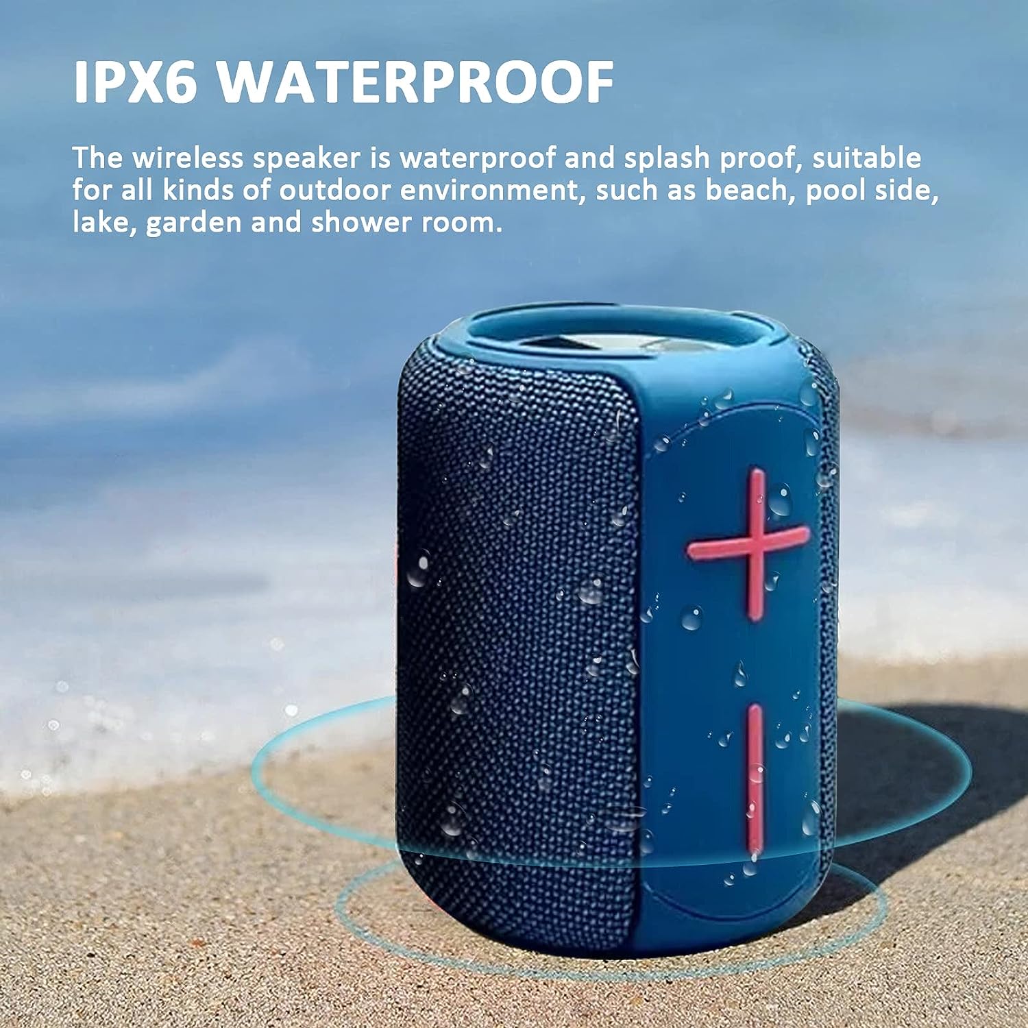 Bocina Bluetooth Moreka 350 TF Card Radio FM Resistente al agua