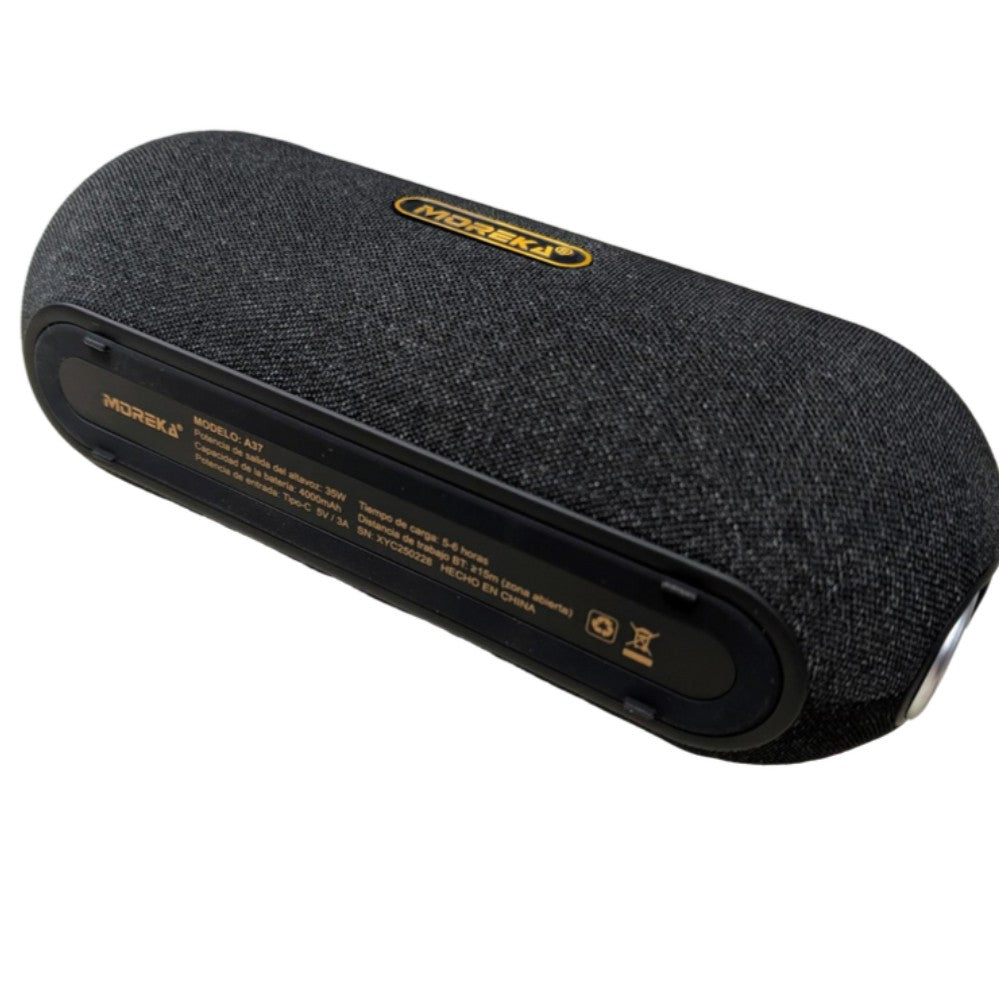 Bocina Moreka A37 35W 4000mAh 5-6 hrs de bateria Bluetooth