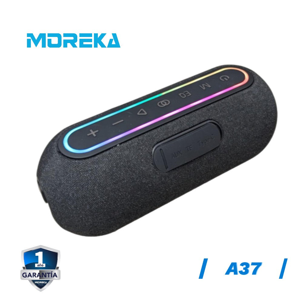 Bocina Moreka A37 35W 4000mAh 5-6 hrs de bateria Bluetooth