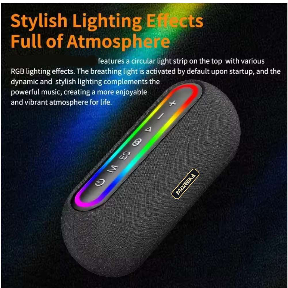 Bocina Moreka A38 60W 6000mAh 5-6 hrs de bateria Bluetooth