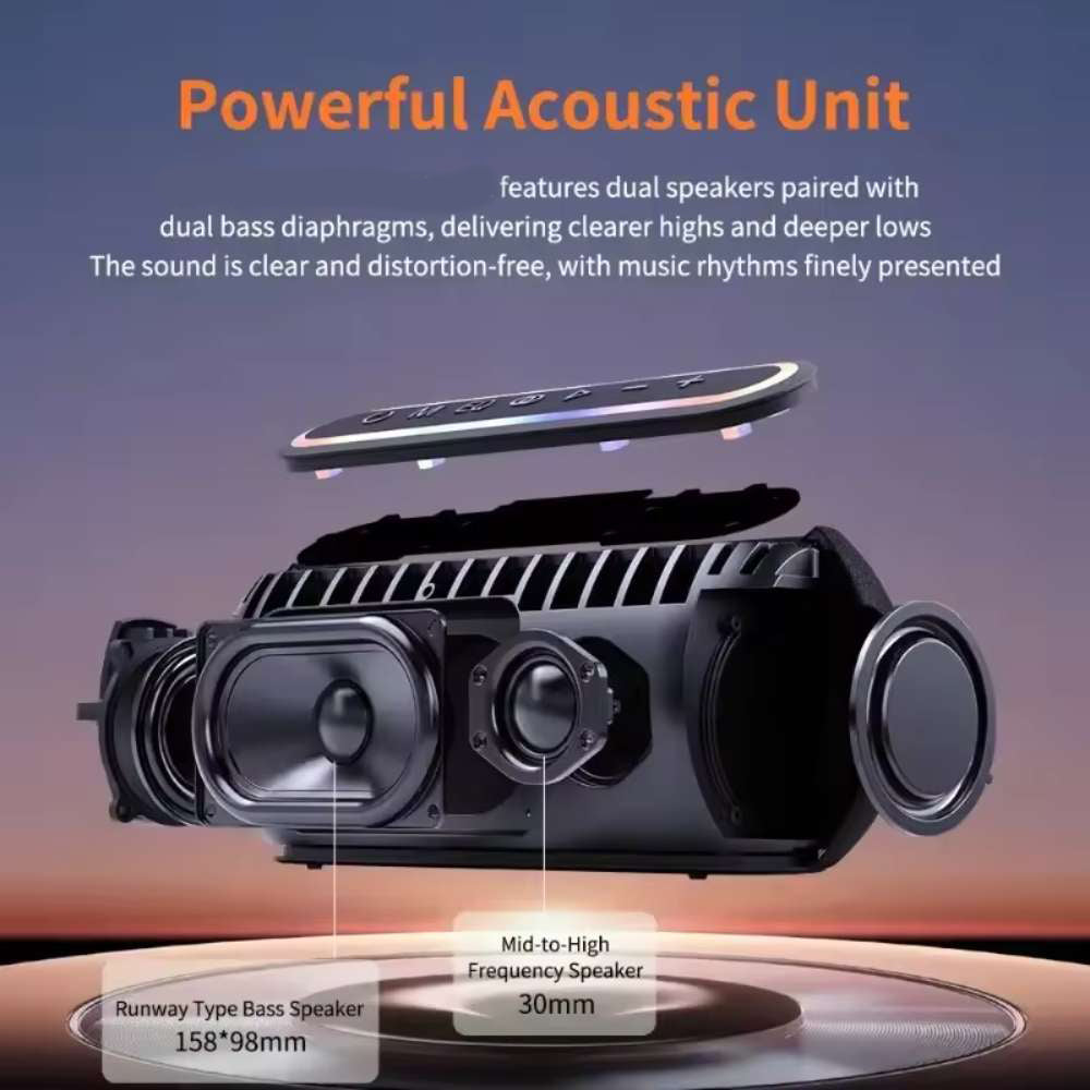 Bocina Moreka A37 35W 4000mAh 5-6 hrs de bateria Bluetooth