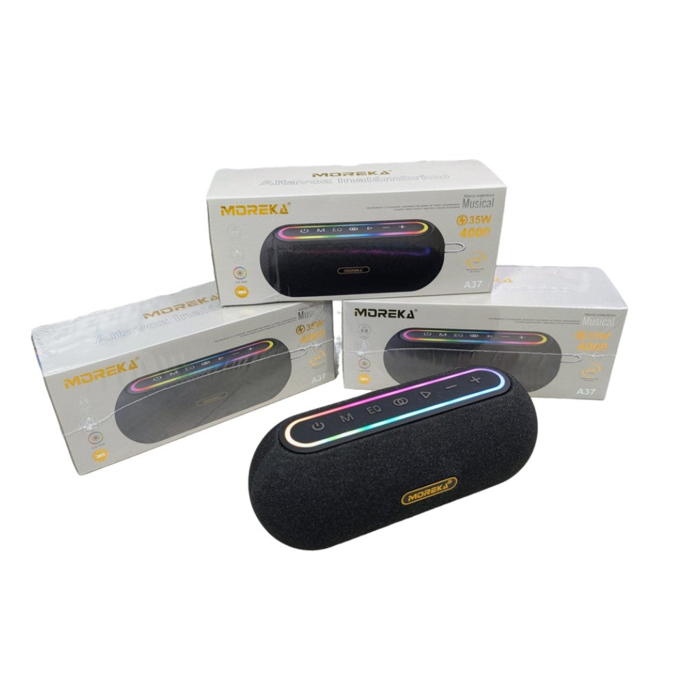 Bocina Moreka A37 35W 4000mAh 5-6 hrs de bateria Bluetooth