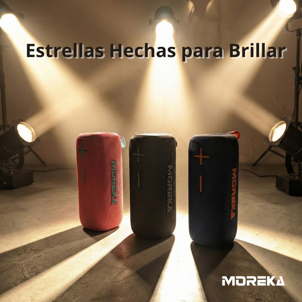Bocina Moreka A48 50W 25W+25W 4000mAh 6hrs de bateria Bluetooth IPX6