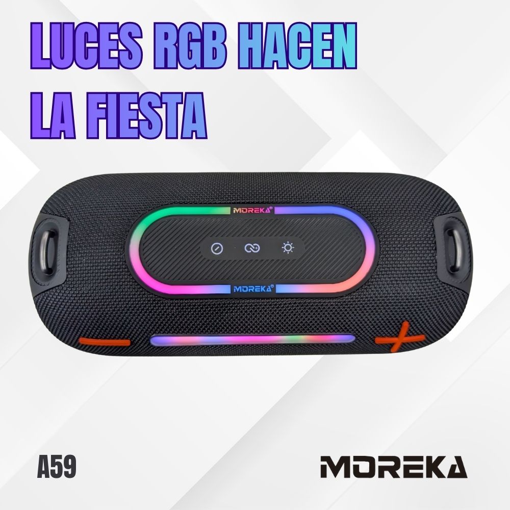 Bocina Moreka A59 50W 8000mAh 5-6 hrs de bateria Bluetooth
