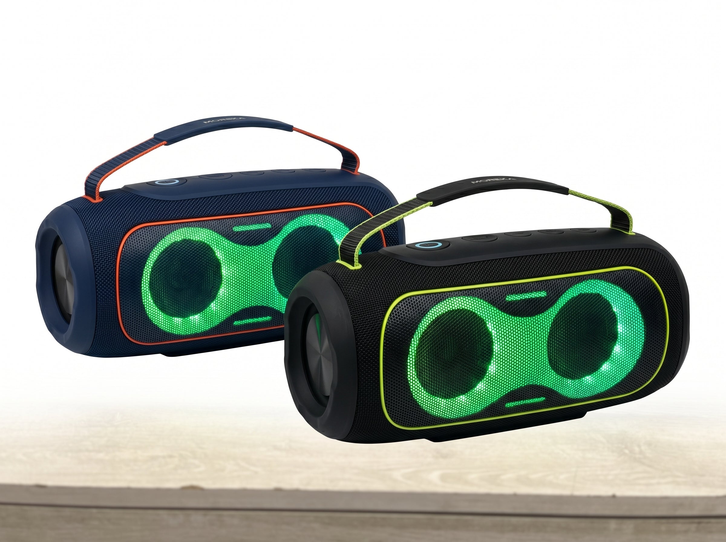 Altavoz portátil MÁSK A63 70W estéreo con Bluetooth 5.3 batería de larga duración y luces RGB