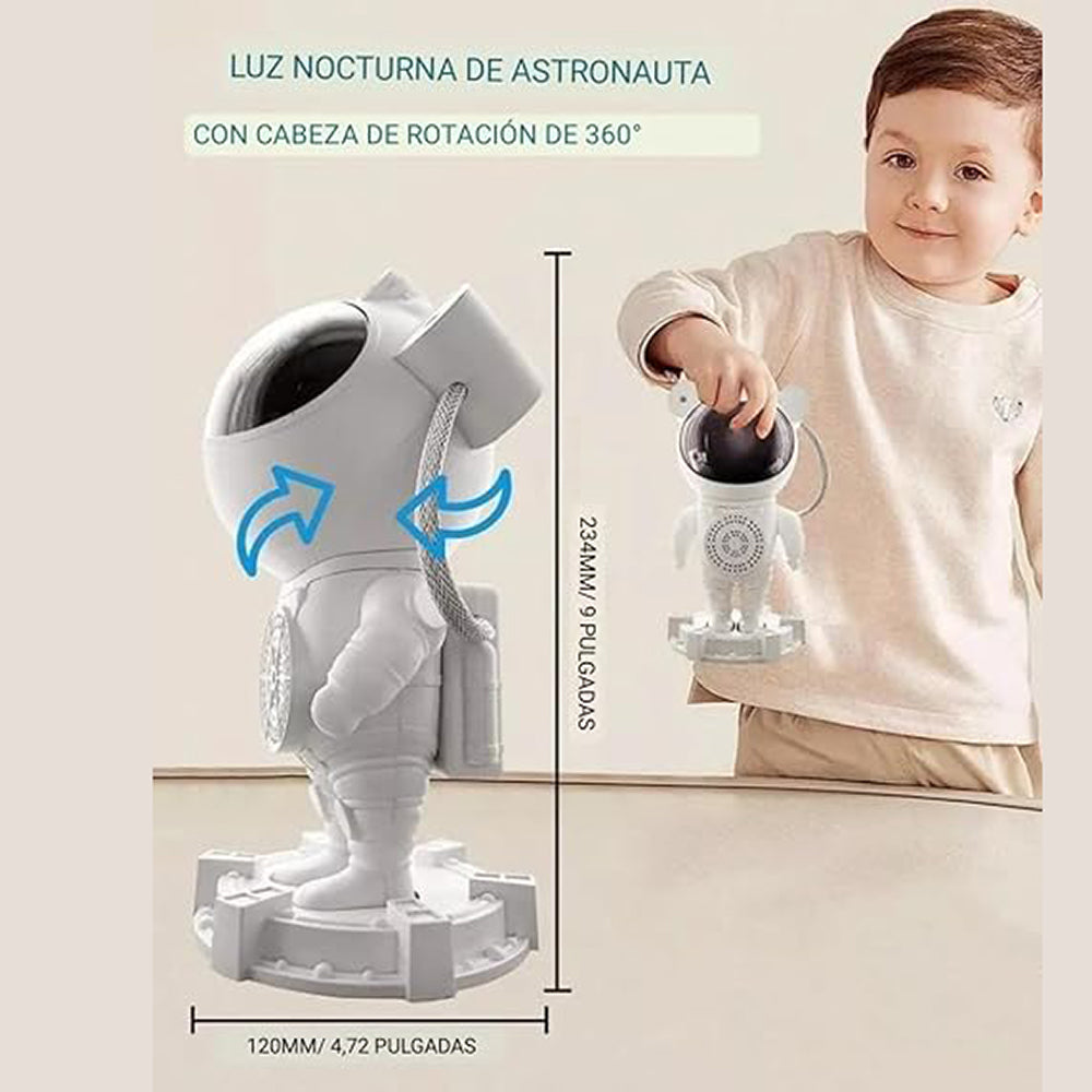 Proyector Bocina De Estrella Galaxia Astronauta Lampara De Noche Z19